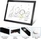 Black A4 Dimmable LED Artcraft Light Box Tracer Slim Light Pad Portable Tablet, USB Power Cable Copy Drawing Board Tracing Table for Artists Designing, Animation, Sketching, Stenciling X-ray Viewing